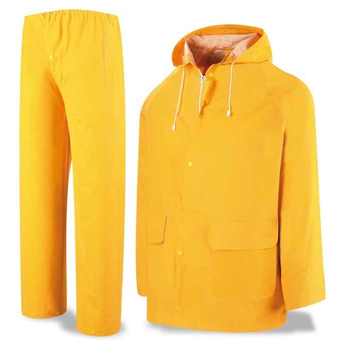 Traje de agua ajustable de PVC Amarillo 188-TA32Y - Referencia 188TA32Y
